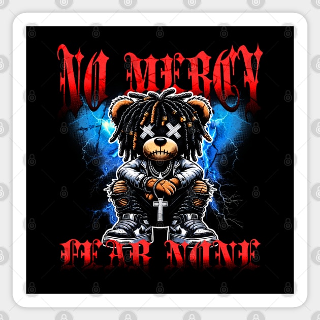 NO MERCY FEAR NONE Sticker by Mara Bun